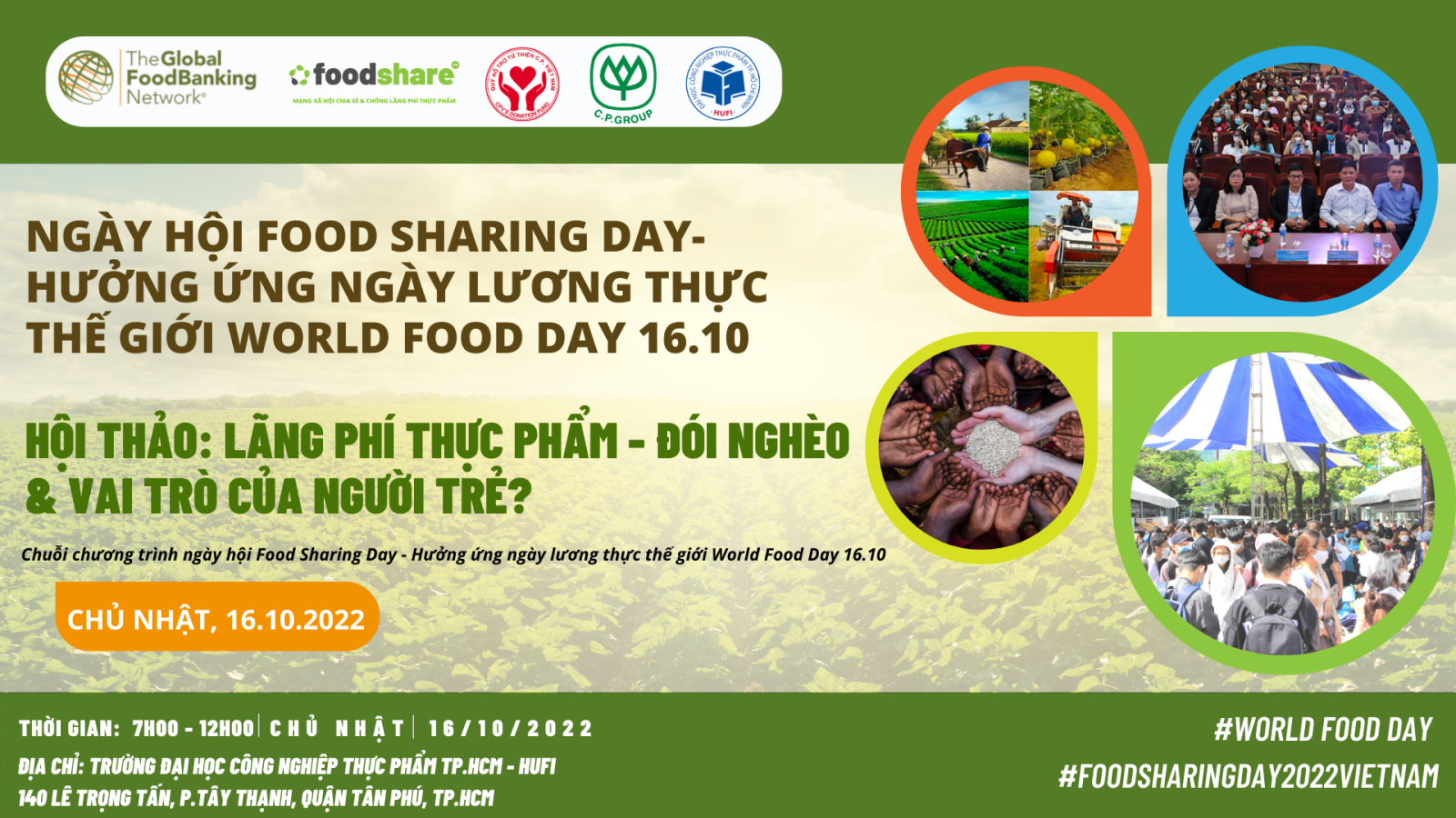 Ngày hội Food Sharing day - Hưởng ứng ngày lương thực thế giới World food day 16.10