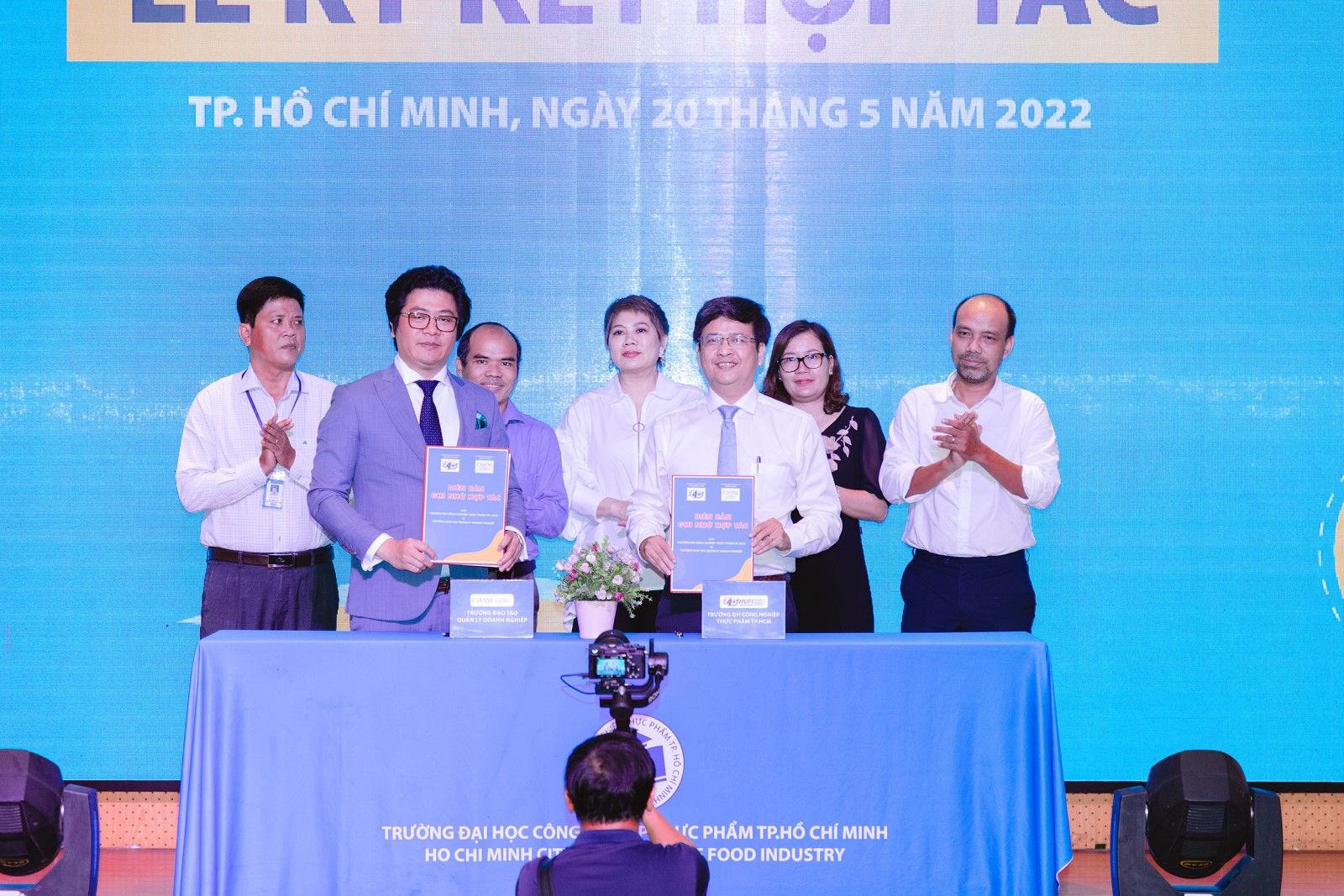 HUFI  ký kết hợp tác với CBAM đào tạo cung cấp nguồn nhân lực kỹ thuật cao
